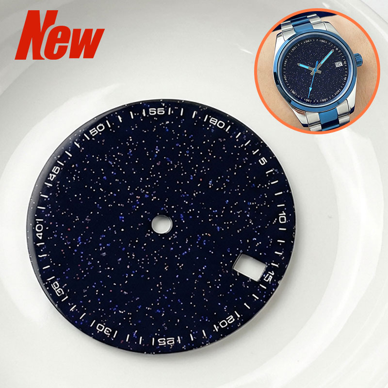 Cloisonne Enamel Dial - Dial Jam Tangan 28.5mm Tekstur Enamel