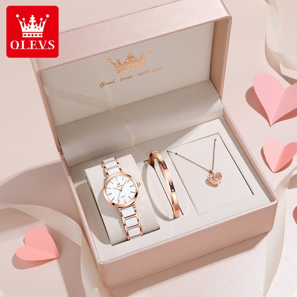 Luxury Watch Women - Jam Tangan Wanita OLEVS 5877 Mewah