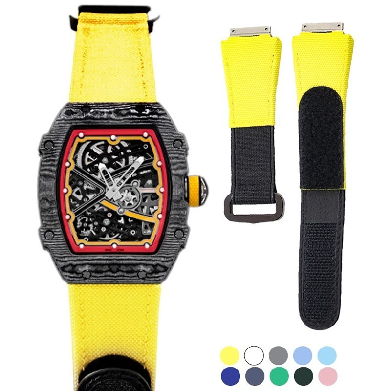Luxury Watch Richard Mille - Tali Jam Karet FKM Buatan Khusus