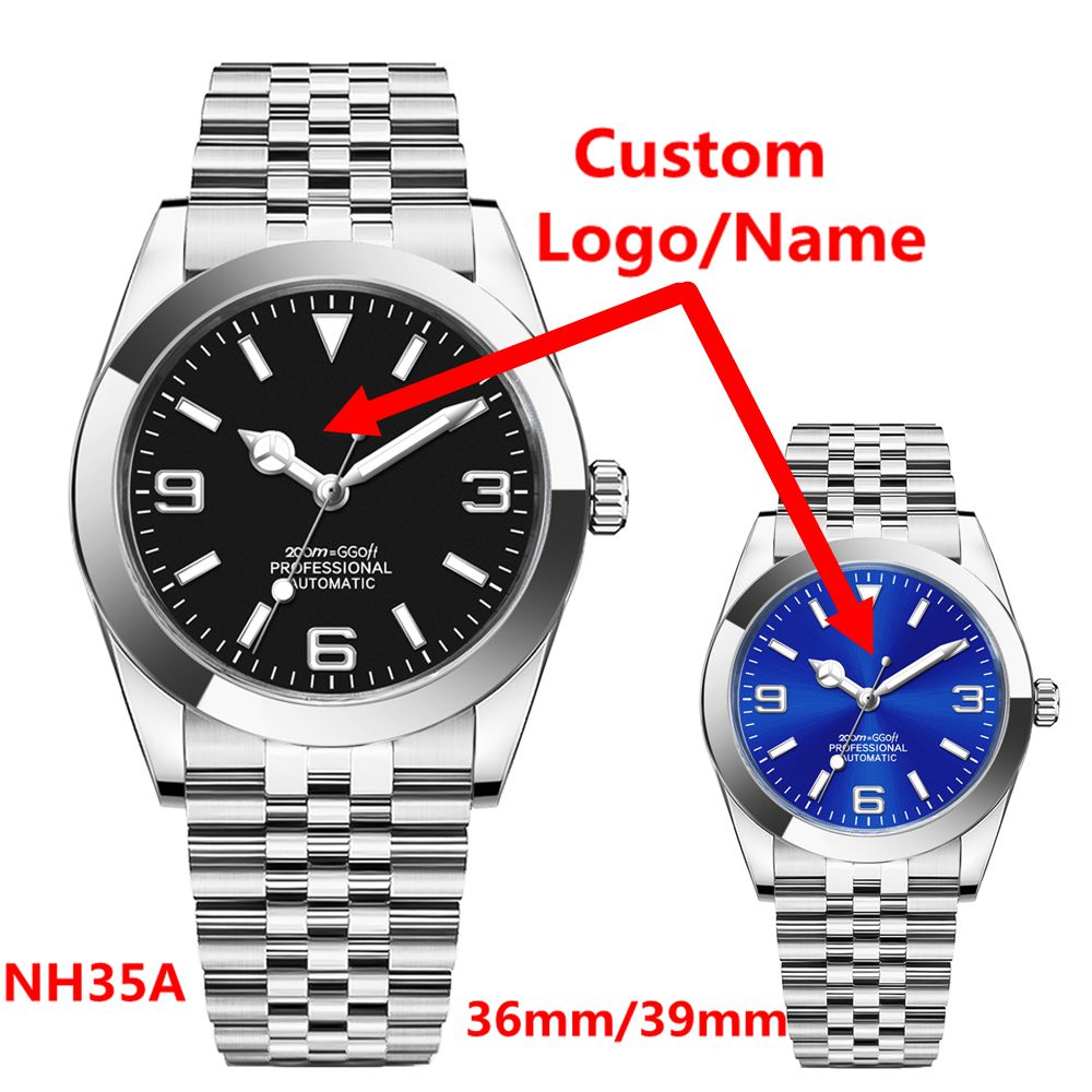Luxury Watch Women - Jam Tangan Mewah Logo Kustom NH35