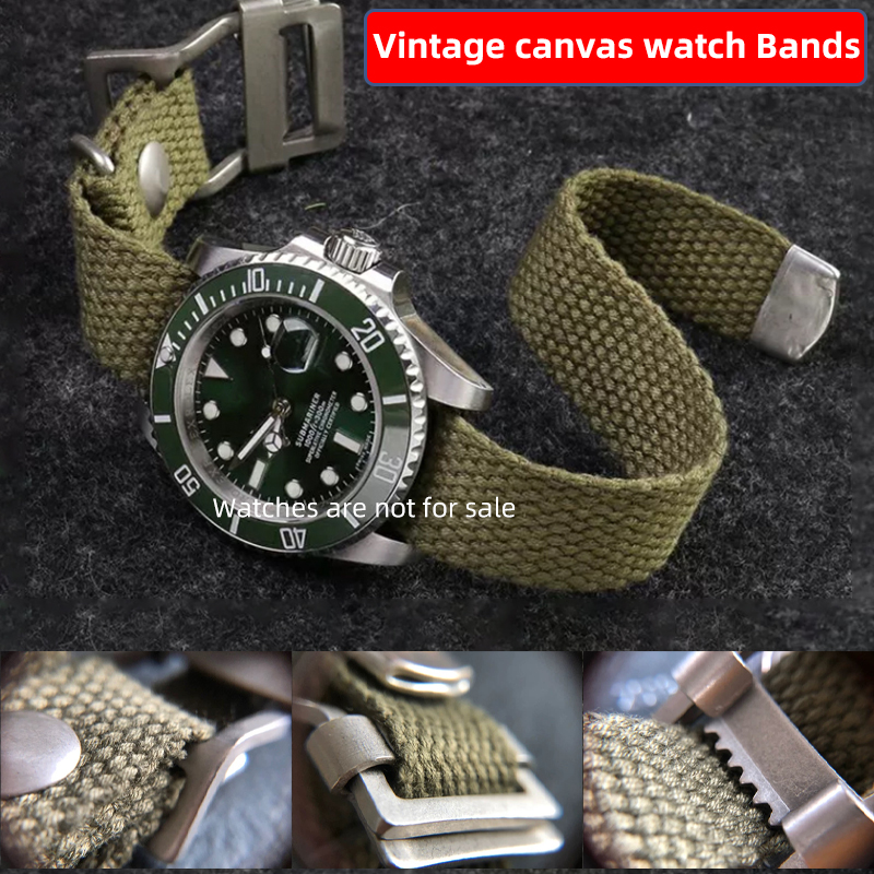 Tali Jam Tangan Kanvas Nilon B - Luxury Watch Engraving ulasan dan harga