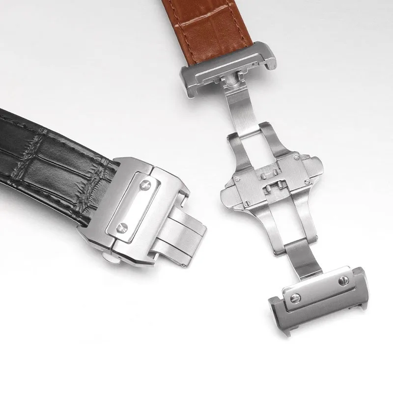Tali jam tangan kulit asli ber - Luxury Watch Engraving ulasan dan harga