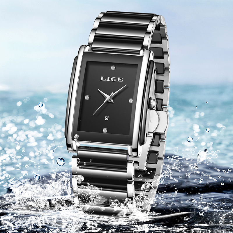 LIGE Jam Tangan Wanita Mewah B - Luxury Watch Women ulasan dan harga