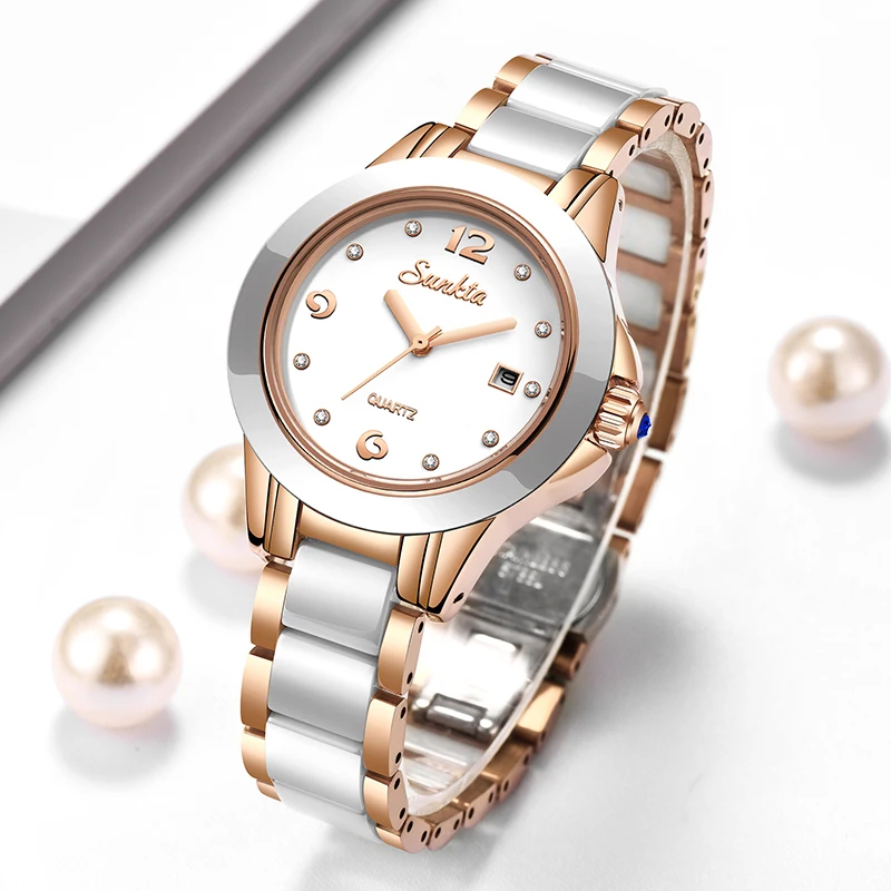 Sunkta Jam Tangan Wanita Kuars - Luxury Watch Women ulasan dan harga