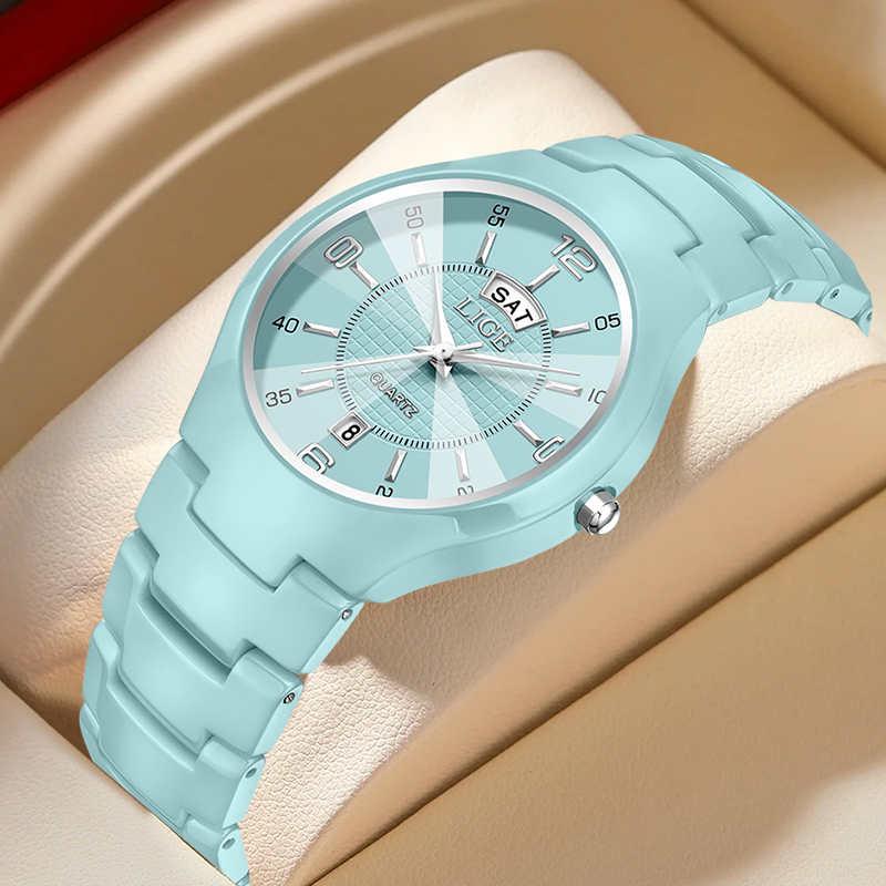 LIGE Jam Tangan Wanita Kuarsa  - Luxury Watch Dial ulasan dan harga
