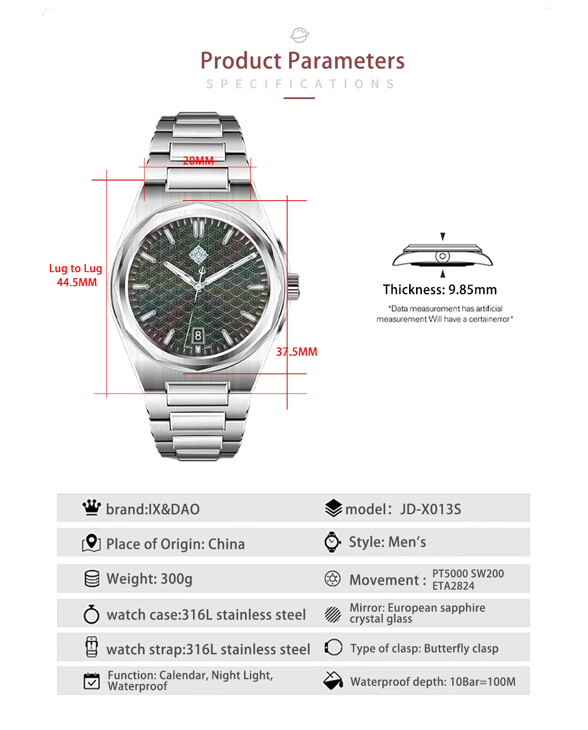 IX&DAO 2026 New Warrior 37mm J - Omega Watch Constellation ulasan dan harga