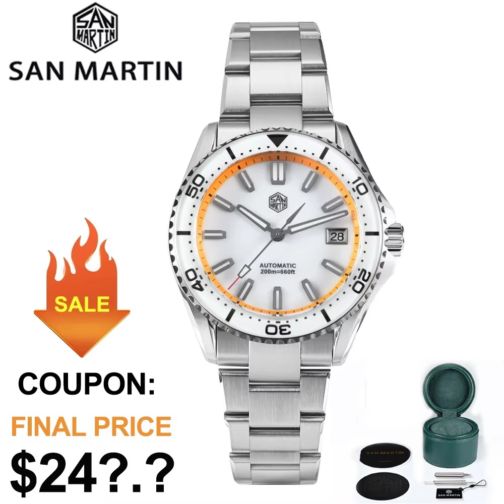 Jam Tangan Menyelam San Martin - Cloisonne Enamel Dial ulasan dan harga
