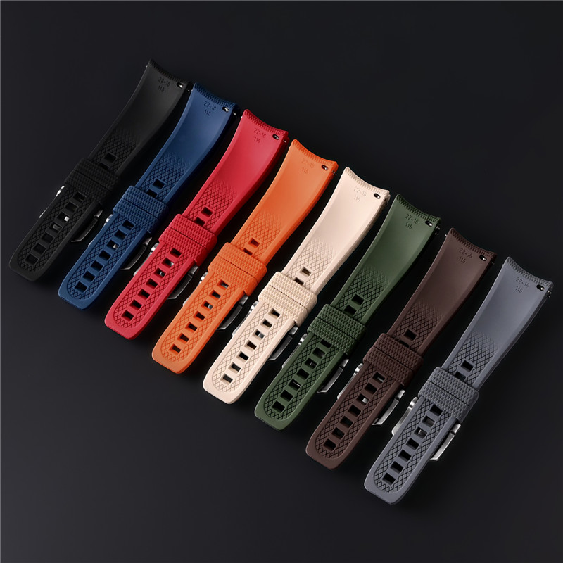 Tali Jam Tangan Karet Fluoro 1 - Luxury Watch Engraving ulasan dan harga